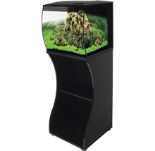 Aquarium complet avec meuble et décoration intérieure