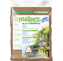 Dennerle Crystal Quartz Kies 1-2 mm, 10 kg Packung
