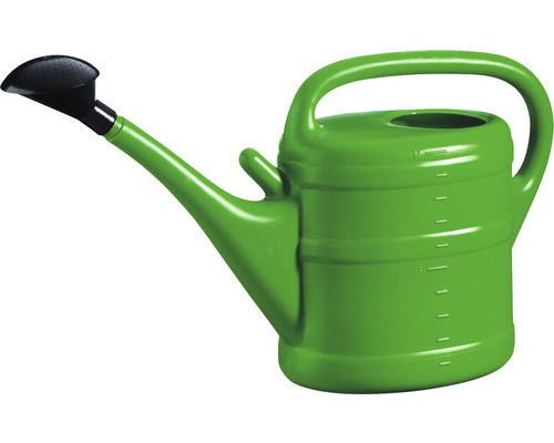 Gießkanne aus Kunststoff mit Brausekopf