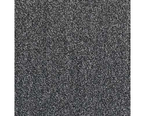 Spannteppich Velours Grace anthrazit FB75 500 cm breit (Meterware) Nahaufnahme eines grauen Teppichs