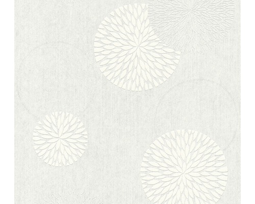 Papier peint avec motif floral circulaire