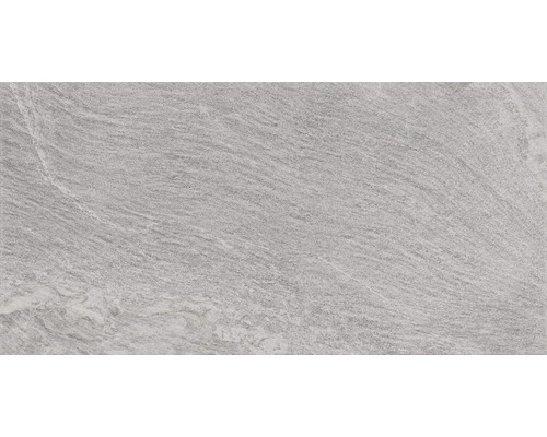 Feinsteinzeug Bodenfliese Silverstone grigio chiaro 30x60 cm
