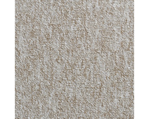 Moquette bouclée Altino marron FB70 largeur 400 cm (au mètre) Gros plan d''un revêtement de sol en moquette beige