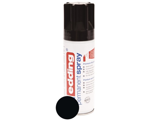 edding 5200 permanent Spray tiefschwarz glänzend 200 ml Edding Permanent Spraydose
