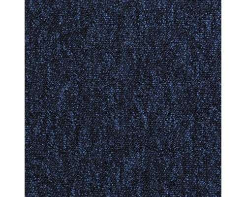 Moquette bouclée Altino bleu FB83 largeur 400 cm (au mètre) Gros plan d''un revêtement de sol textile bleu