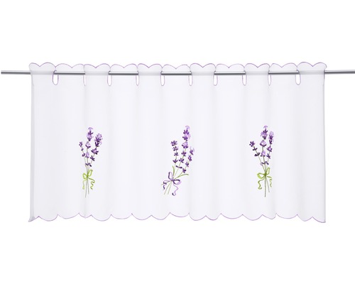 Brise-bise lavande violet 45x115 cm