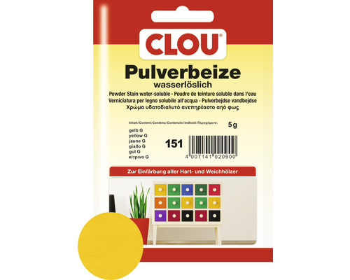 Clou Pulverbeize gelb G 5 g Clou Pulverbeize gelb G 5 g