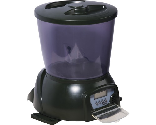 Distributeur automatique de nourriture pour poissons de bassin dobar 3,8 ll Distributeur de nourriture automatique pour animaux avec commande numérique