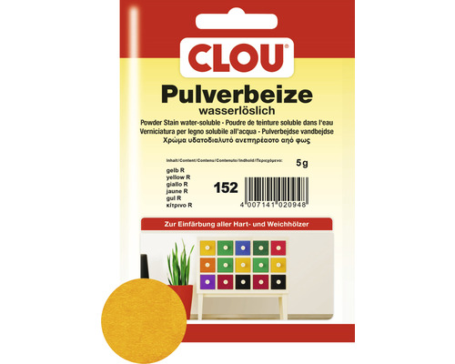 Clou Pulverbeize gelb R 5 g Clou Pulverbeize gelb R 5 g