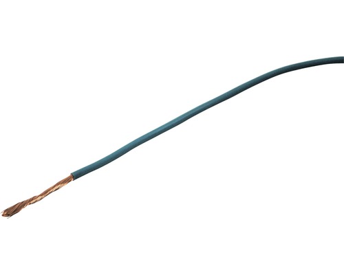 Câble électrique multibrin en T 1x6 mm2 bleu clair Eca (au mètre)