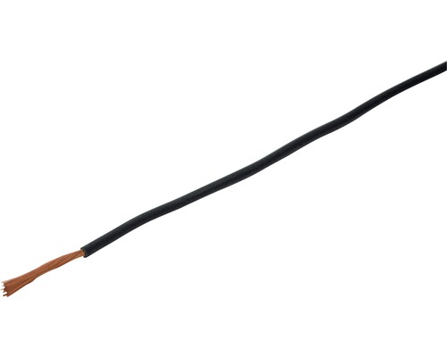 Câble électrique multibrin en T 1x10 mm2 noir Eca (au mètre)