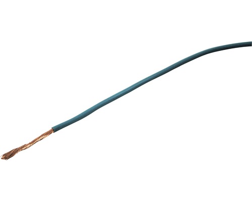 Câble électrique multibrin en T 1x10 mm2 bleu clair Eca (au mètre)