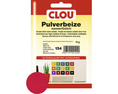 Clou Pulverbeize hellrot 12 g