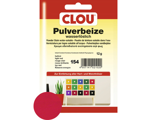 Clou Pulverbeize hellrot 12 g Clou Pulverbeize hellrot 12 g
