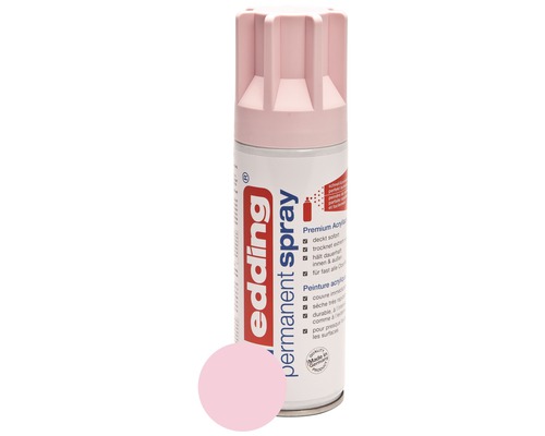 Spray permanent edding 5200 rose pastel mat satiné 200 ml