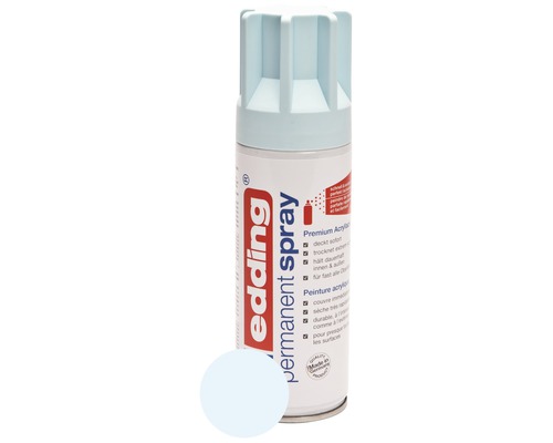 Spray permanent edding 5200 bleu pastel mat satiné 200 ml