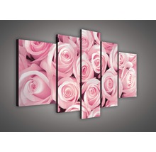 Mehrteiliges Wandbild mit Rosenmotiv