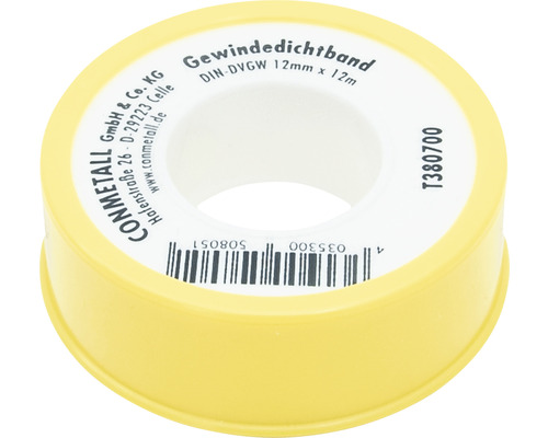 Ruban d''étanchéité pour filetage 12 mm x 12 m