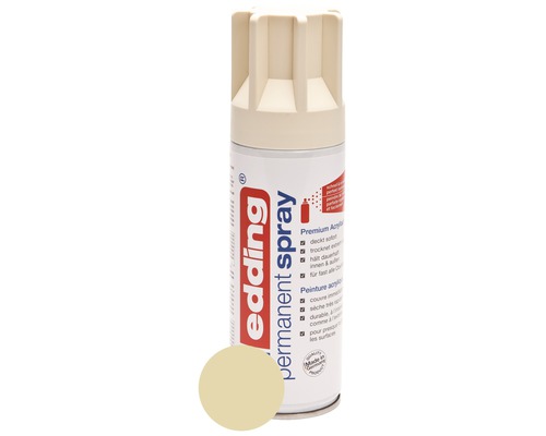 Spray permanent edding 5200 ivoire clair mat satiné 200 ml