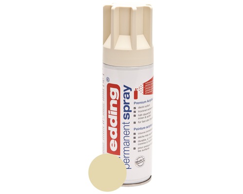 edding 5200 permanent Spray hellelfenbein seidenmatt 200 ml Edding Permanent Spraydose