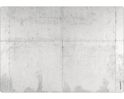 Paroi arrière de cuisine mySPOTTI Mur 59x41 cm mySPOTTi Protection anti-éclaboussures aspect béton