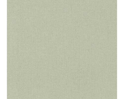 Papier peint intissé 36378-7 Attractive 2 uni vert Matériau textile à fine structure tissée