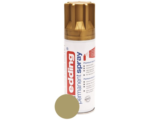 edding 5200 permanent Spray reichgold seidenmatt 200 ml Edding Permanent Spraydose