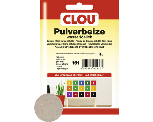 Clou Pulverbeize hellgrau 5 g Clou Pulverbeize hellgrau 5 g