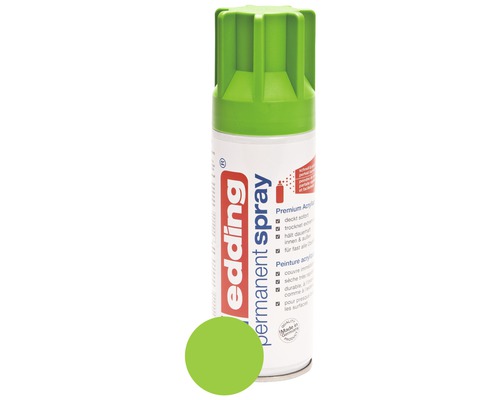 edding 5200 permanent Spray gelbgruen seidenmatt 200 ml Edding Permanent Spraydose