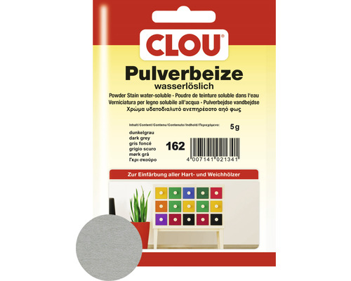 Clou Pulverbeize dunkelgrau 5 g Clou Pulverbeize dunkelgrau 5 g