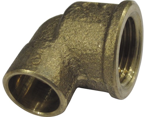 Winkel 15x1/2" Innengewinde 10 Stück Rotguss Winkelstück aus Messing mit Innengewinde