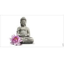 Décoration Figurine de Bouddha avec fleur de lotus