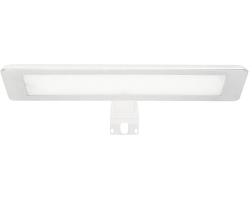 Applique murale LED avec un design rectangulaire et fixation