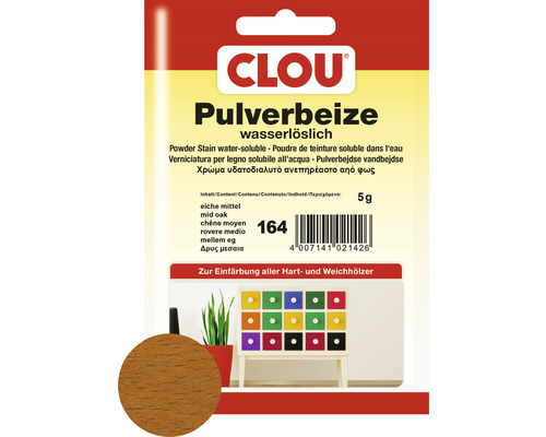 Clou Pulverbeize eiche mittel 5 g Clou Pulverbeize eiche mittel 5 g