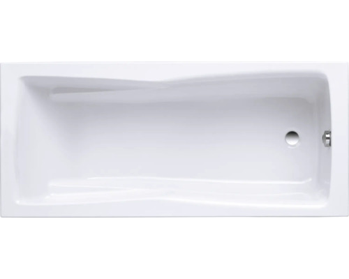 Badewanne OTTOFOND Lusaka 90 x 190 cm weiss glänzend glatt 860601 Aufnahme einer Badewanne von oben