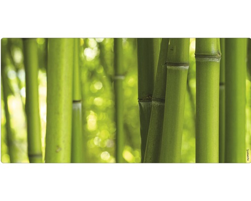 Badrückwand mySPOTTI aqua Bambus 90x45 cm-0