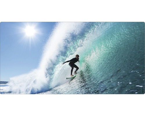 Paroi arrière de salle de bains mySPOTTI aqua Surfing USA 90x45 cm