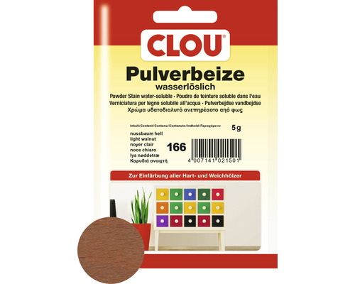 Clou Pulverbeize nussbaum hell 5 g Clou Pulverbeize nussbaum hell 5 g