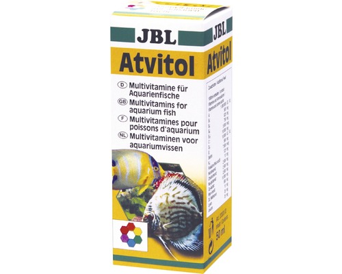 JBL Multivitamines Atvitol pour poissons d'aquarium 50 ml