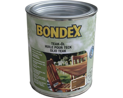 Bondex Huile de teck, bidon de 0,75 litre