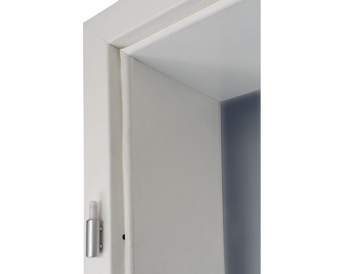 Vue détaillée d''un joint de porte sur un cadre de porte