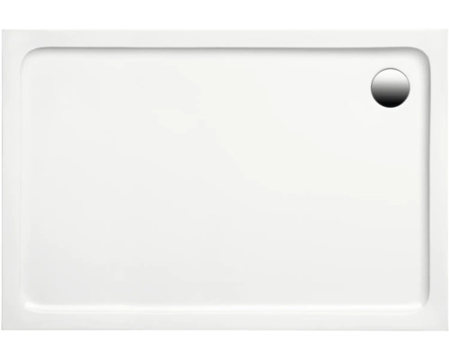 Receveur de douche OTTOFOND Mambu 90 x 140 x 3 cm blanc brillant lisse 872201 Receveur de douche rectangulaire avec écoulement