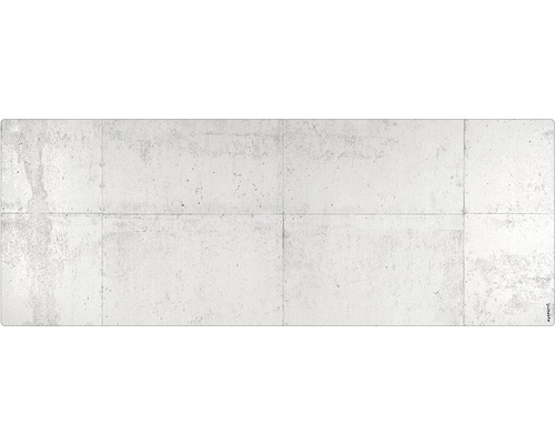 Paroi arrière de salle de bains mySPOTTI aqua Mur en béton 120x45 cm Paroi arrière de salle de bains mySPOTTI aqua Mur en béton 120x45 cm