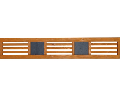 Décoration ardoise Konsta pour lame en bois 196 x 4 x 35 cm sapin de Douglas Clôture en bois avec ardoises