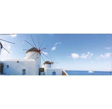 Badrückwand mySPOTTI aqua Greece 120x45 cm