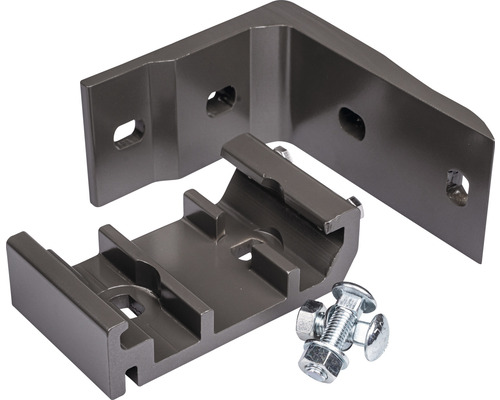 Équerres métalliques et vis pour le montage