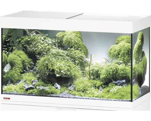 Aquarium EHEIM Vivaline 126 mit LED-Beleuchtung, Heizer, Filter ohne Unterschrank weiss