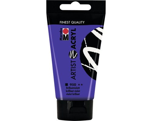 Peinture acrylique pour artiste Marabu Artist Acryl 950 violet brillant 75 ml