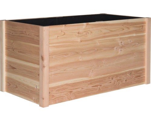 Jardinière rectangulaire en bois pour le jardin