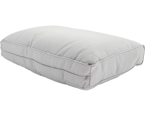 Graues Outdoor-Kissen mit Reißverschluss